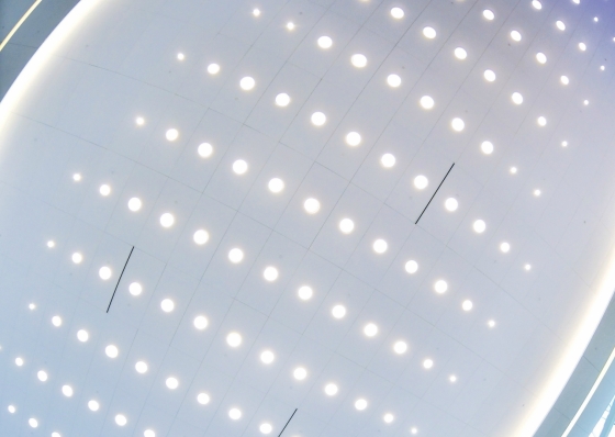 Decoustics Custom Claro Ceiling Panels - Rogers Place (Edmonton Oilers A._ 2 (copyright)