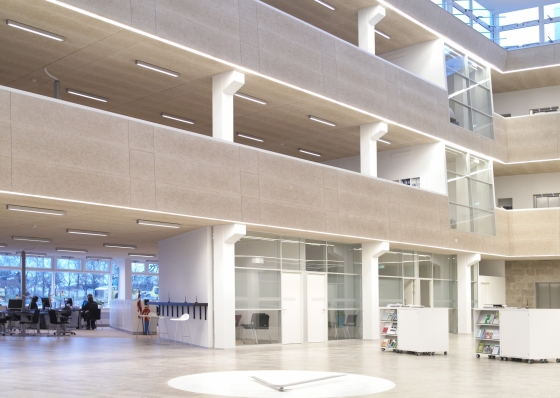 City hall_Hiller_Denmark_Troldtekt_1