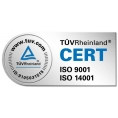 TUEV-Logo ISO9001 & ISO14001